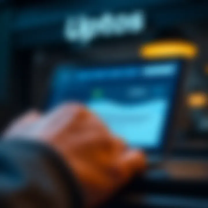 User-friendly interface of Uptos