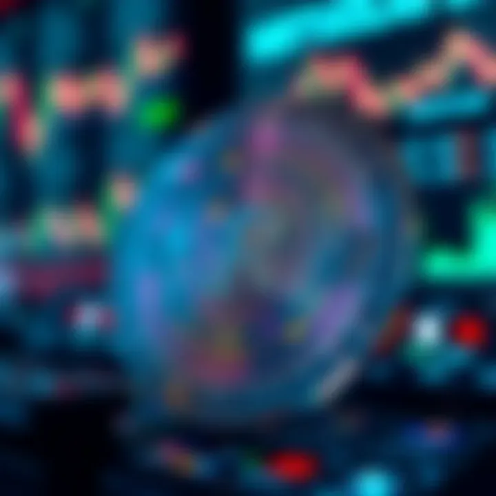 Abstract depiction of XRP currency in the market